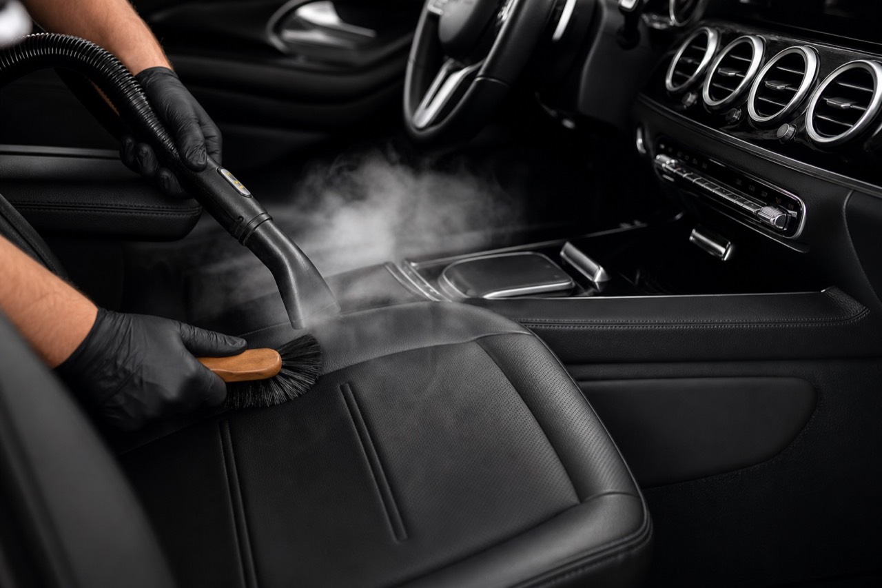 Limpieza interior y tapicería a vapor